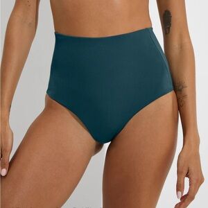 Left On Friday Hi-Dive Bikini Bottoms in Deep Dive